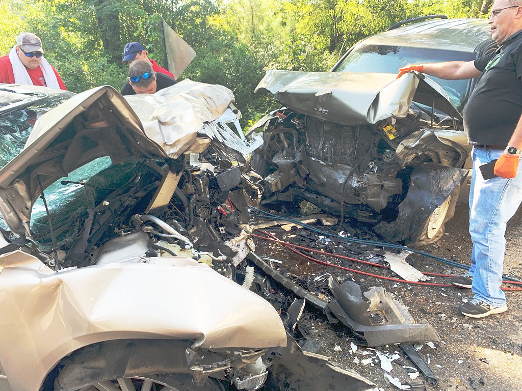 Two-vehicle collision outside Crossett